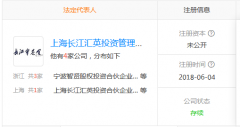 是“上海长江汇英投资办理无限公司（简称“长